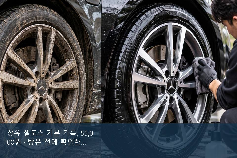 장유 셀토스 기본 기록, 55,000원 · 방문 전에 확인한 것